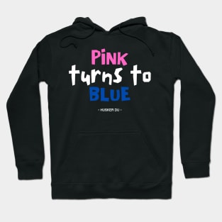 Pink turns to blue Hoodie